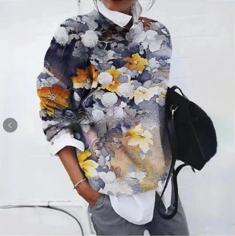 Kimberly | Trendy floral sweater - Image 7