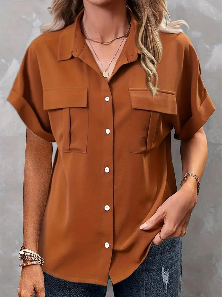 Kristy® | With Folded Sleeves And Chest Pocket, Oversize