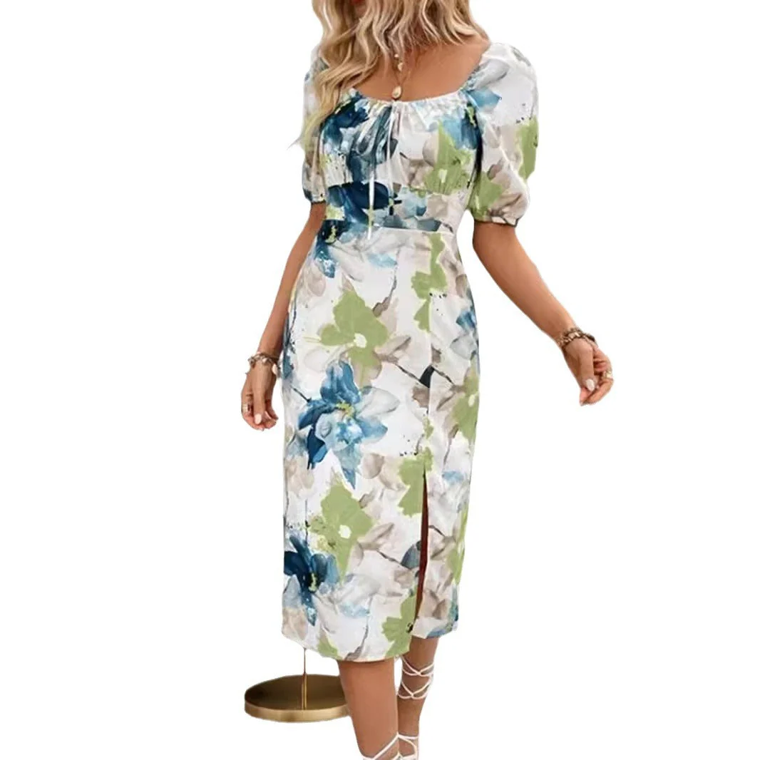 Krystel® | Women'S Flower Print Midi Dresses - Image 5