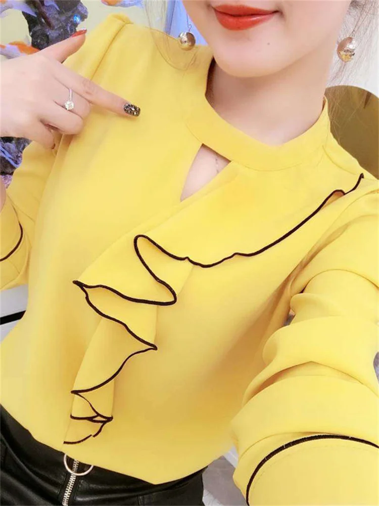 Lana® | Blouse With Ruffles And Standing Collar - Image 2