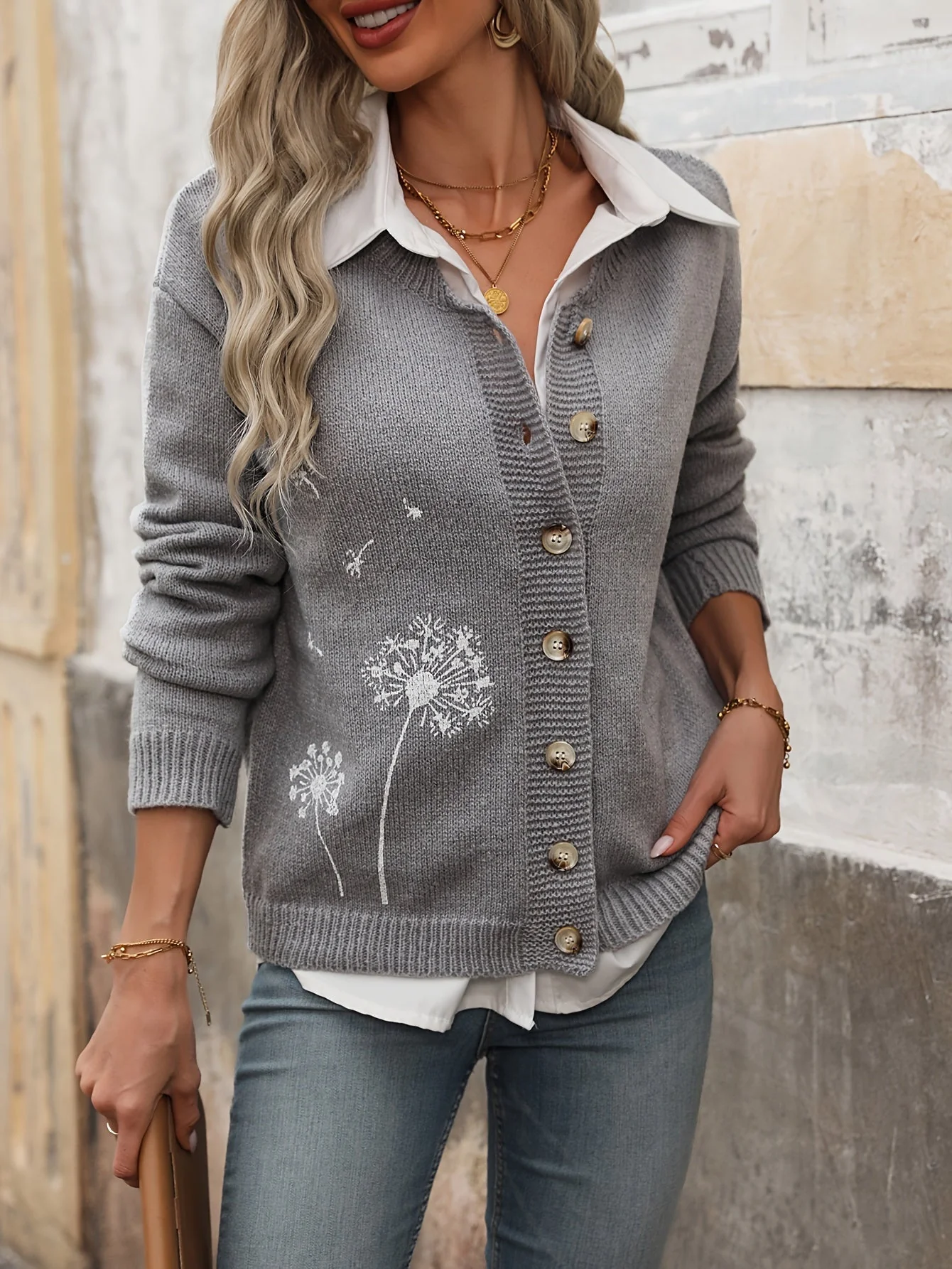 Laura® | Chic Button-Down Cardigan - Image 2