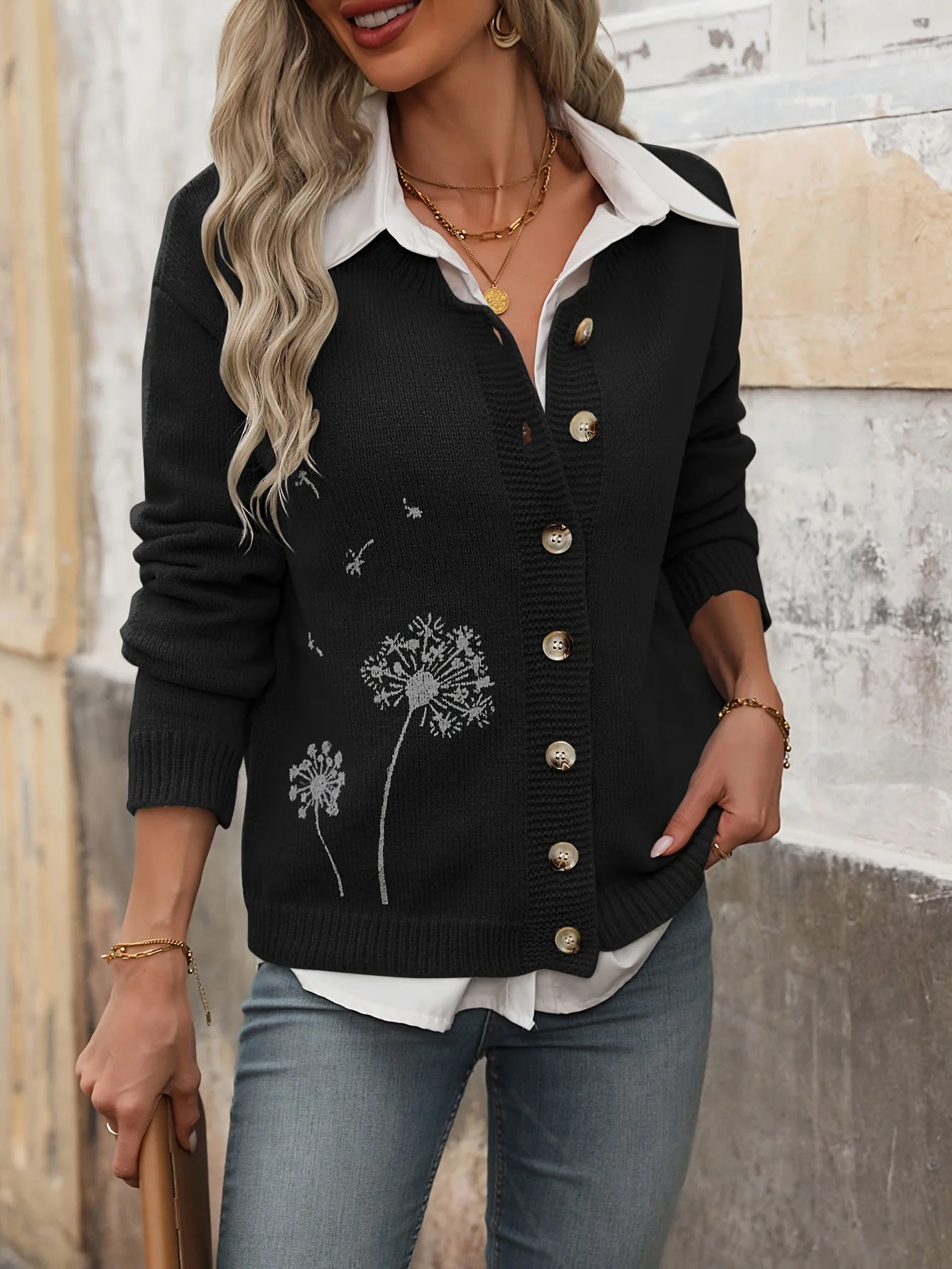 Laura® | Chic Button-Down Cardigan - Image 3