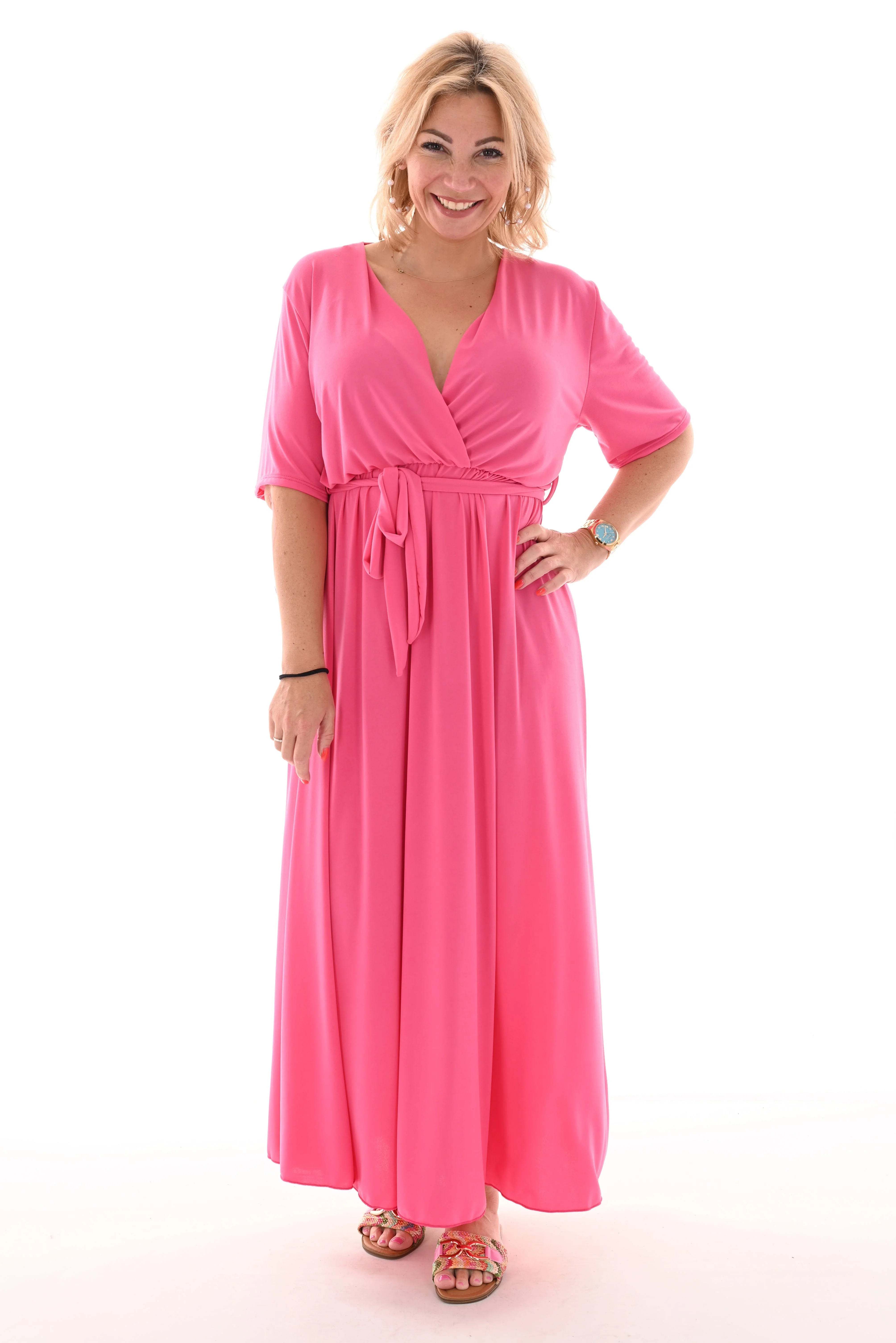 Leila® | Maxi Dress Travel With Belt