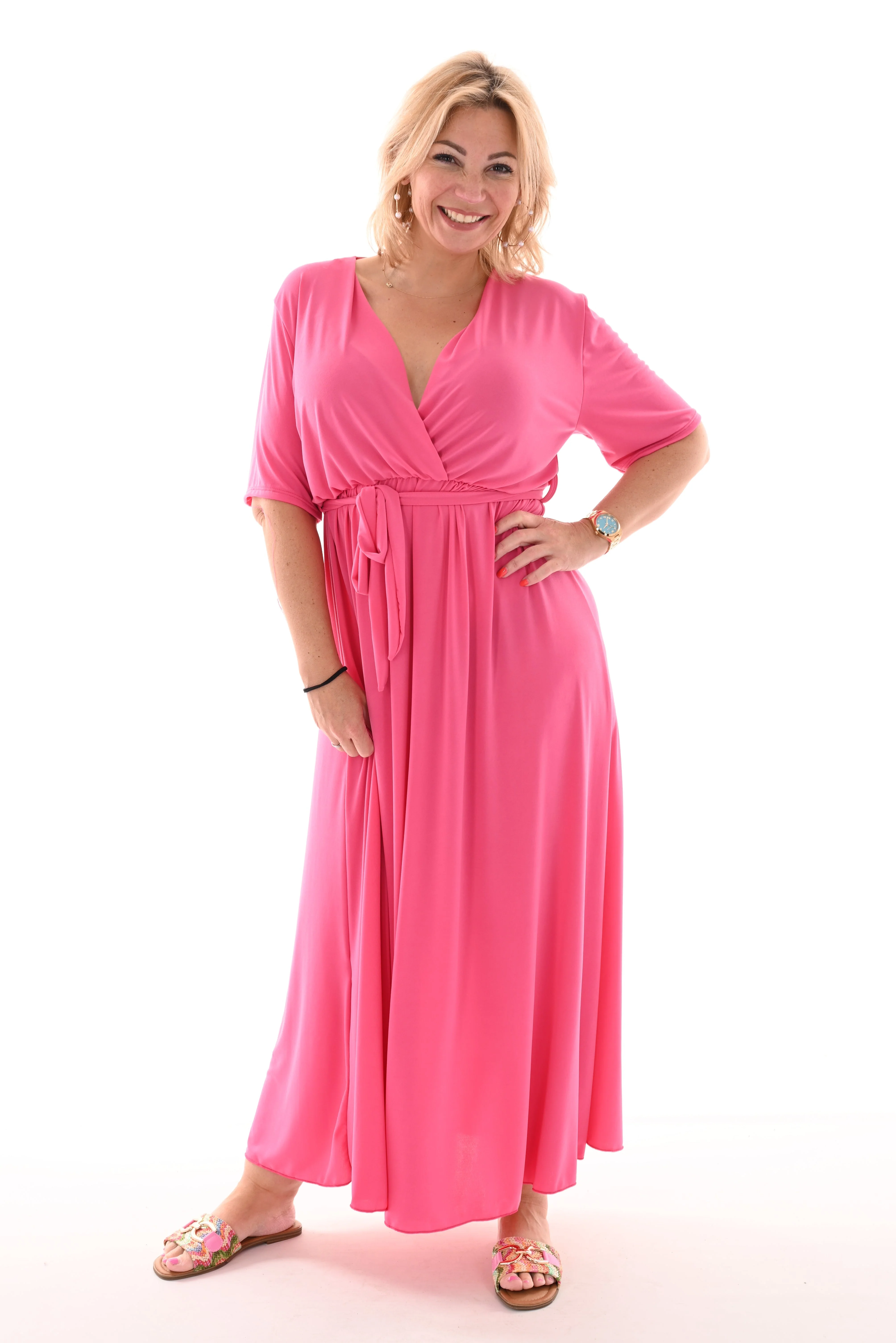 Leila® | Maxi Dress Travel With Belt - Image 2