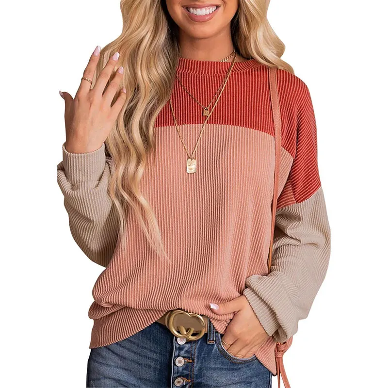 Leire | Casual crew neck pullover sweatshirt - Image 9