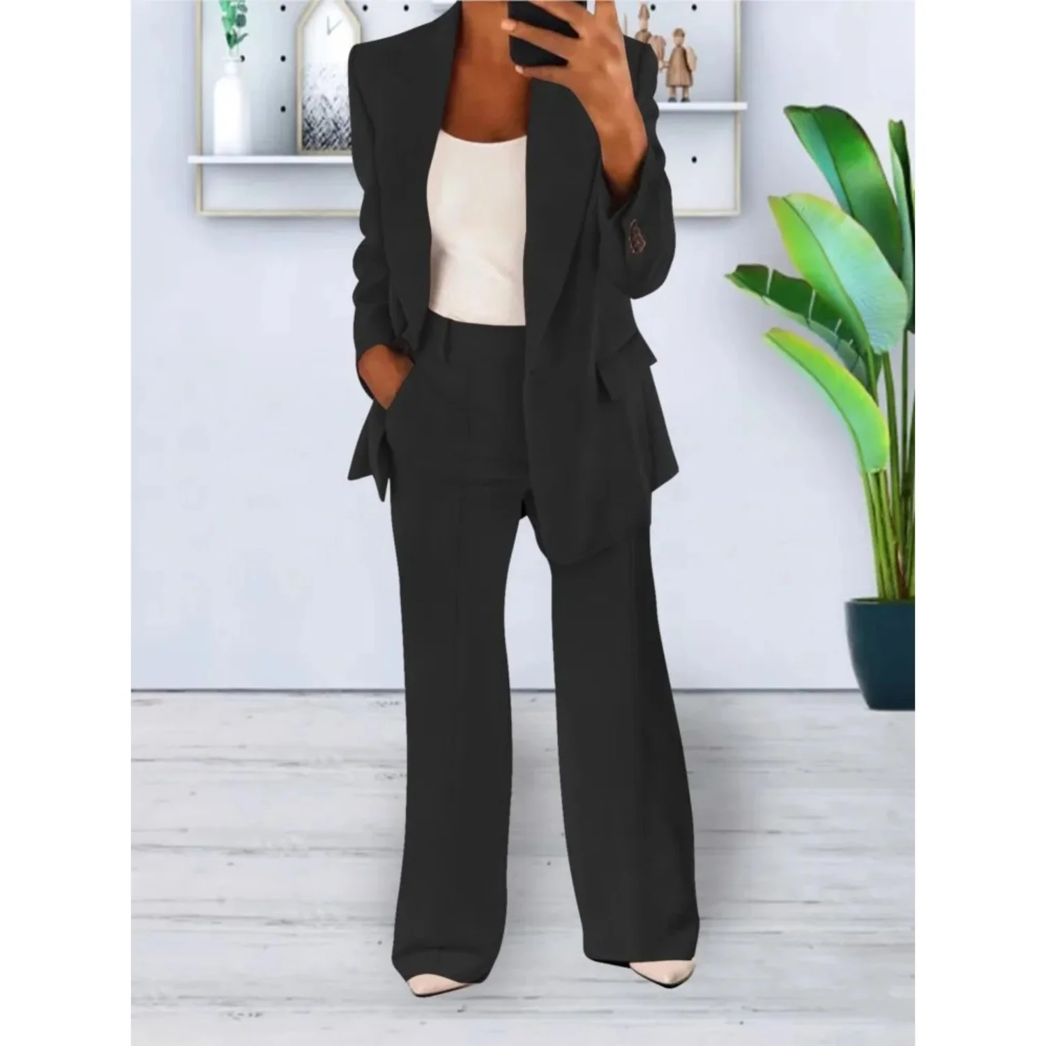 Leonie | Women's suit with jacket and trousers - Image 7