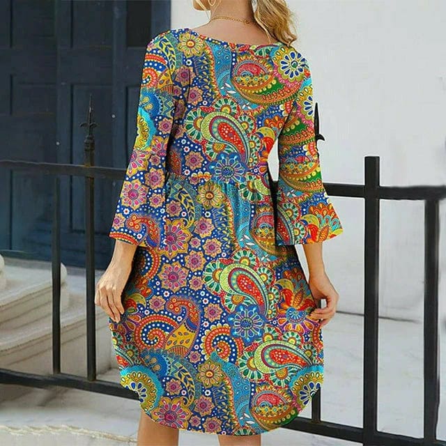 Leonor® | Bohemian Dress With Floral Print - Image 2