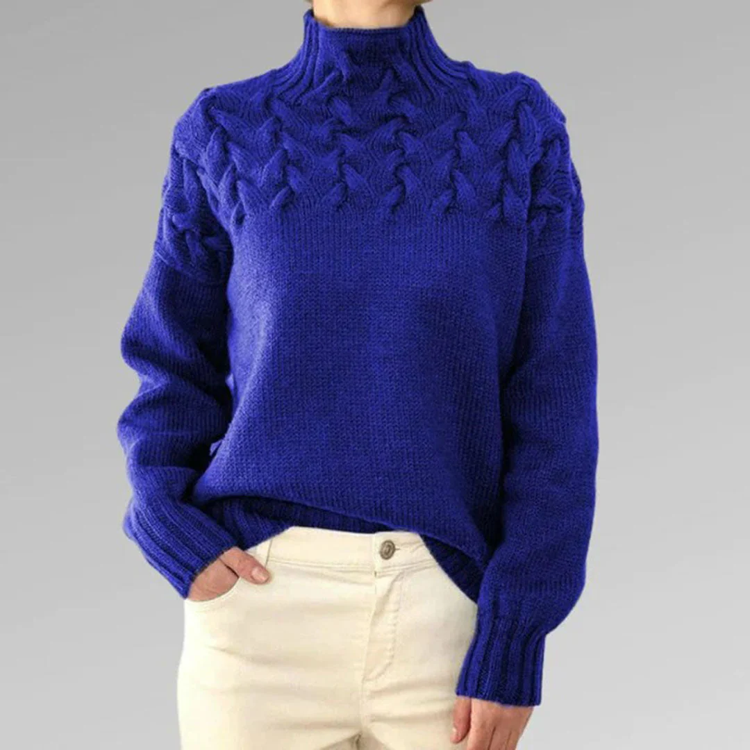Leticia | Knitted turtleneck sweater for women - Image 10