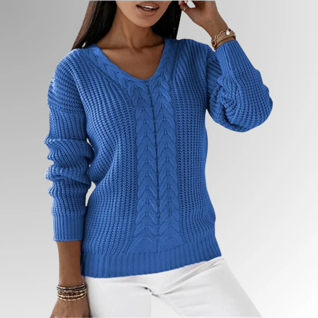 Leticia® | Pull the maille twice with the motif of the cables - Image 10