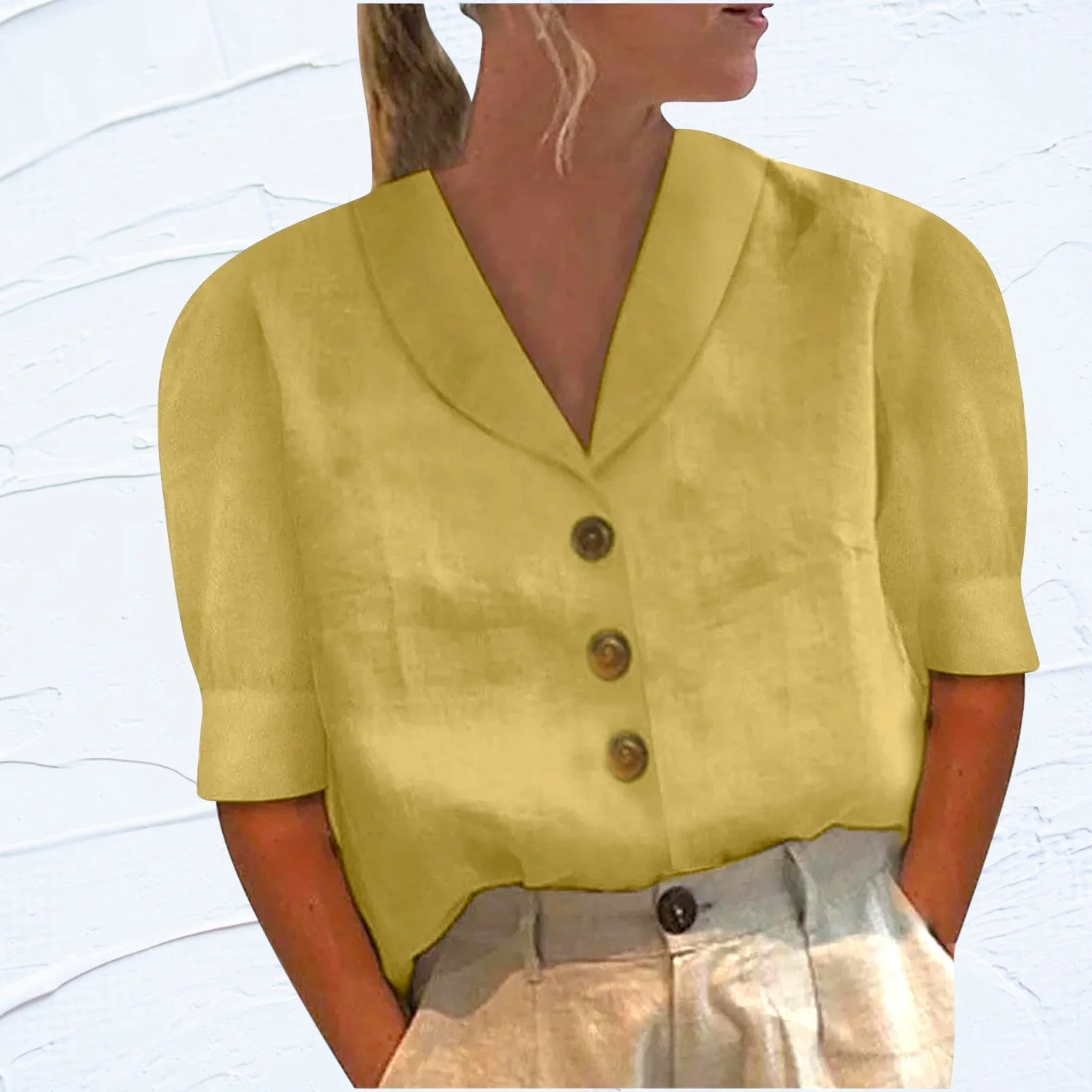 Lidia® | Elegant Linen Top - Image 6
