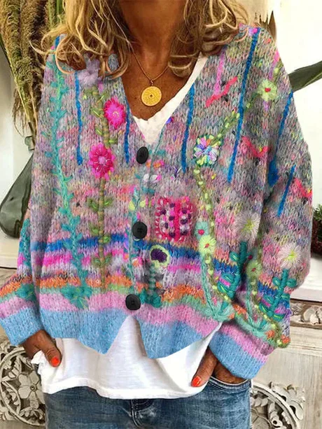 Liliana® | Cardigan retro for women
