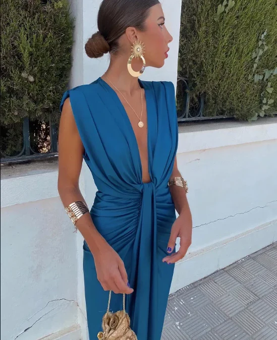Liliana® | Elegant Silk Party Dress - Image 4