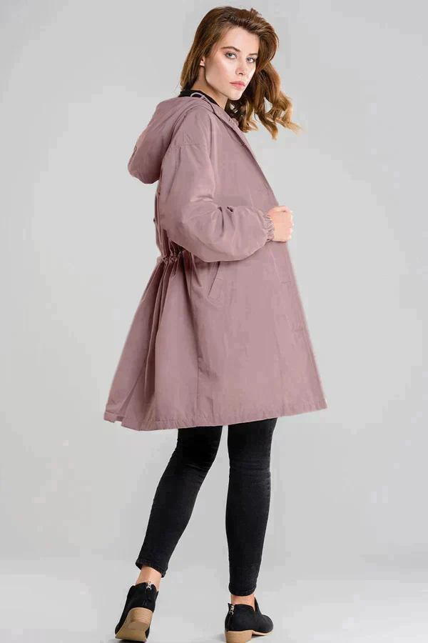 Linda | Mackintosh raincoat with buttons and hood - Image 7