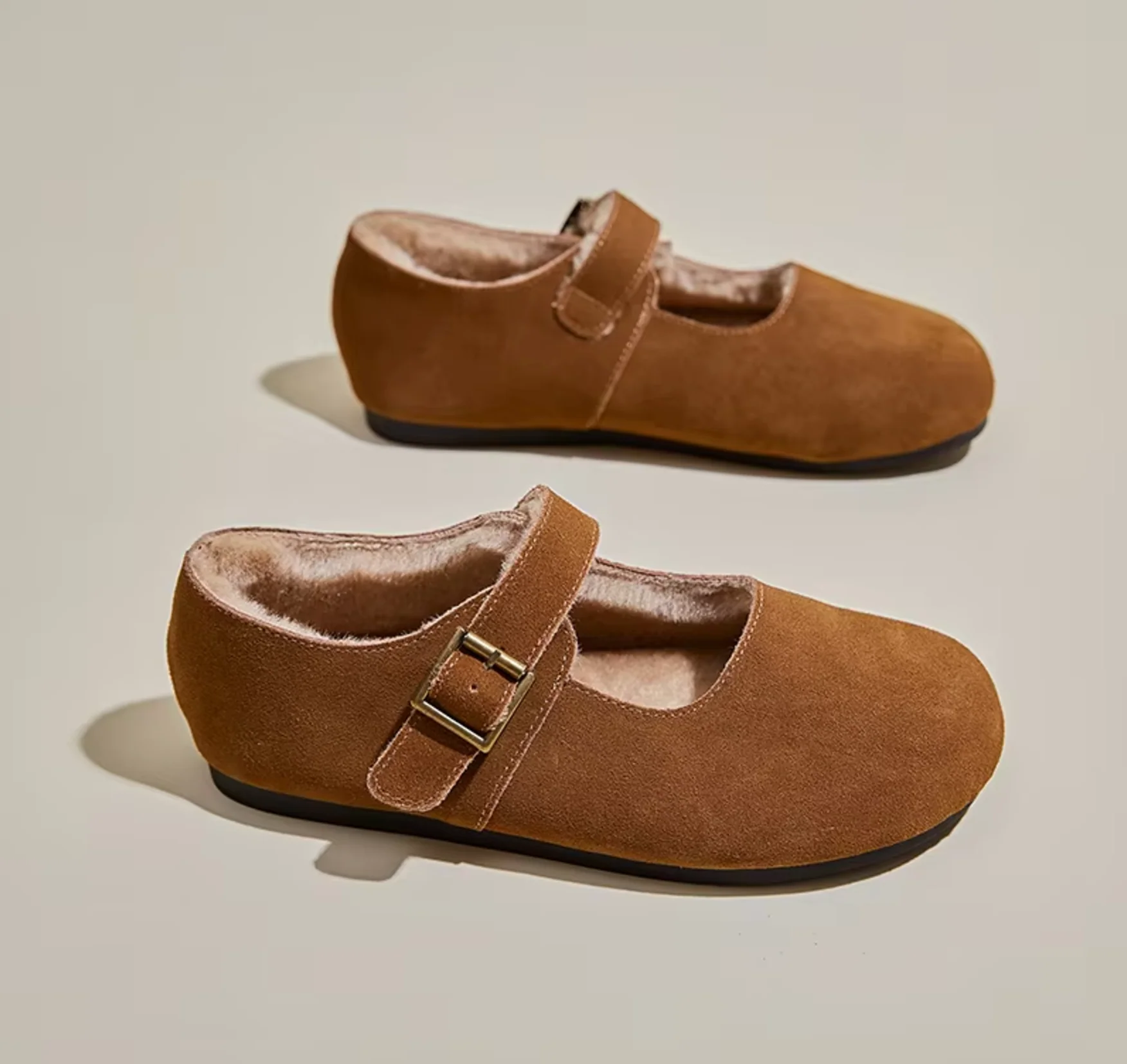 Loredana® | Plush-Lined Leather Shoes - Image 2