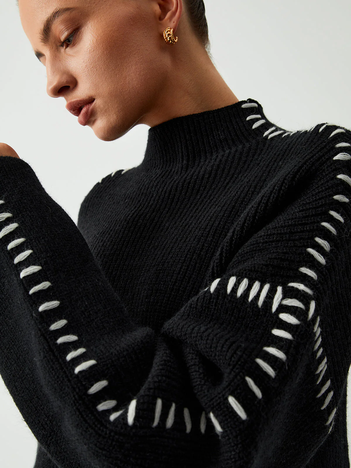 Lorena | Loose knit oversized sweater