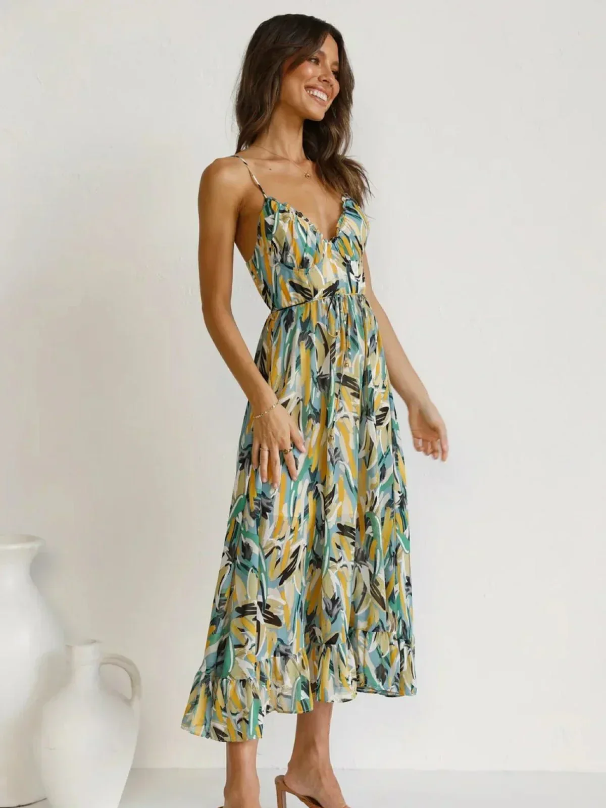 Lorena® | Premium Chiffon Midi Dress - Image 10