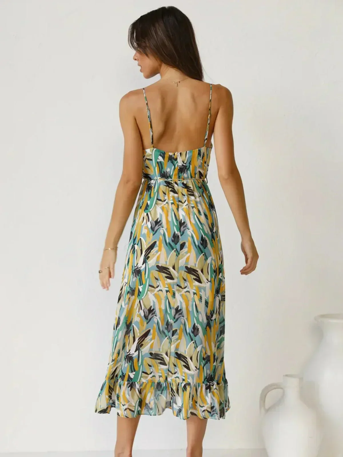 Lorena® | Premium Chiffon Midi Dress - Image 8