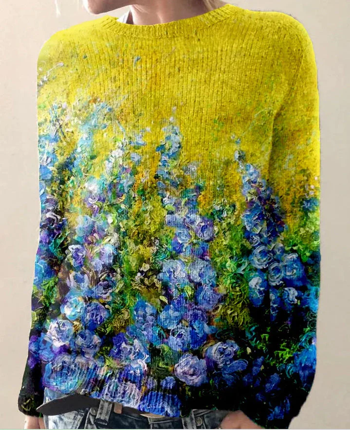 Lorena® | Pull à fleurs brodees for women - Image 2