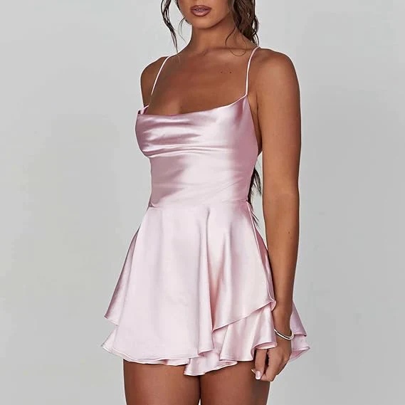 Lorena® | Satin Dress - Image 7