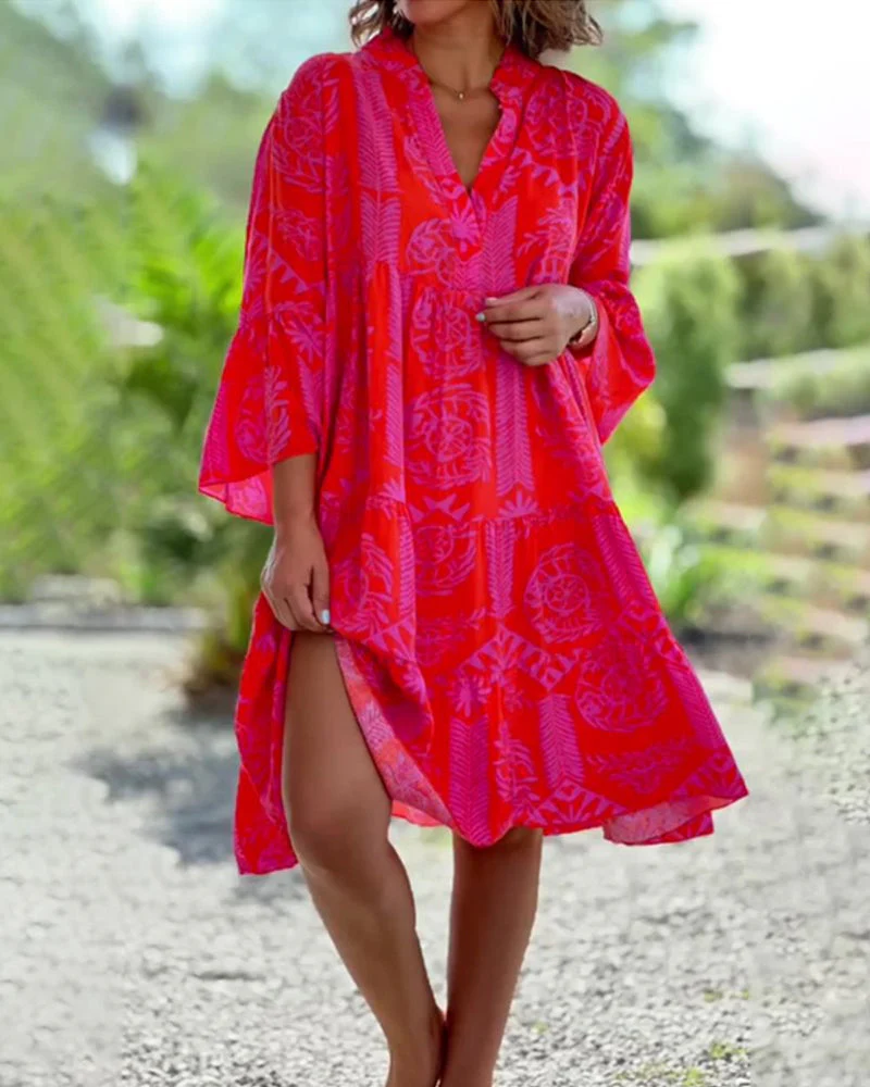 Lucero® | Sleeves And Geometric Boho Print - Image 6