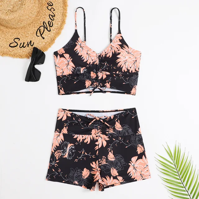 Lucia® | 3-Piece Ombre Lace Bikini Swimsuit With Beach Skirt - Image 8