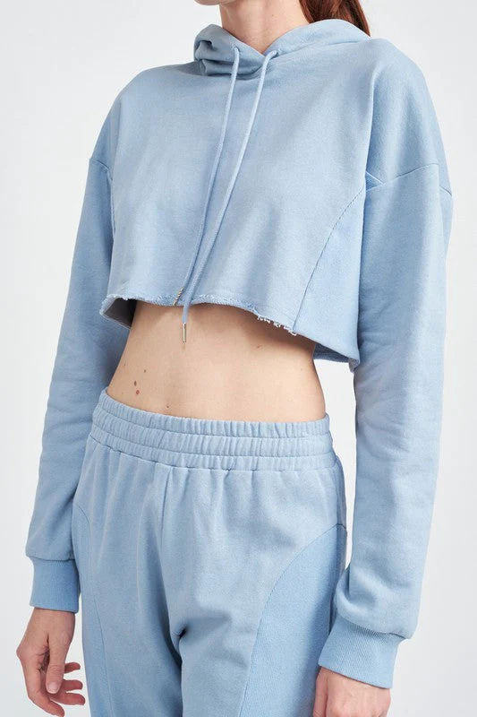 Lucía | SHORT HOODIE WITH DRAWSTRING - Image 10