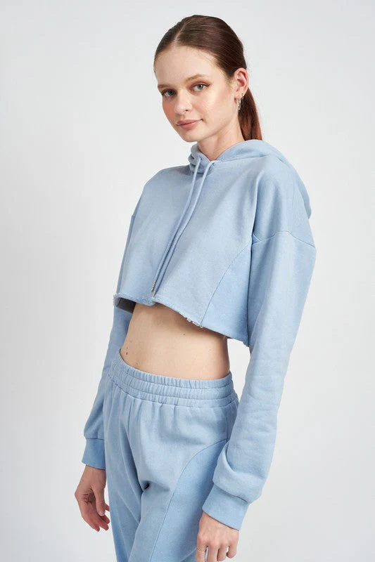 Lucía | SHORT HOODIE WITH DRAWSTRING - Image 7