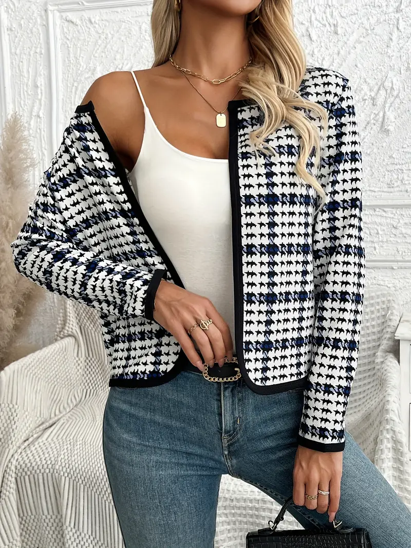 Lucía | Stylish jacket with an open front - Image 7