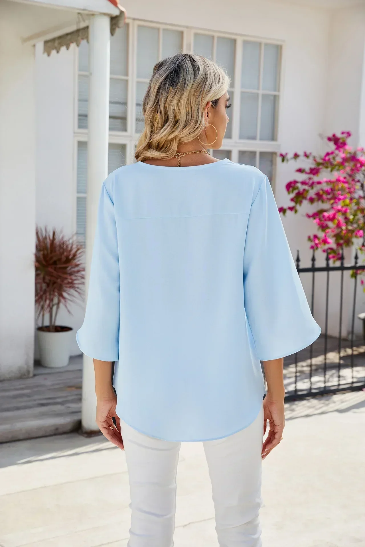 Lucía® | V-Neck Blouse For Women - Image 2