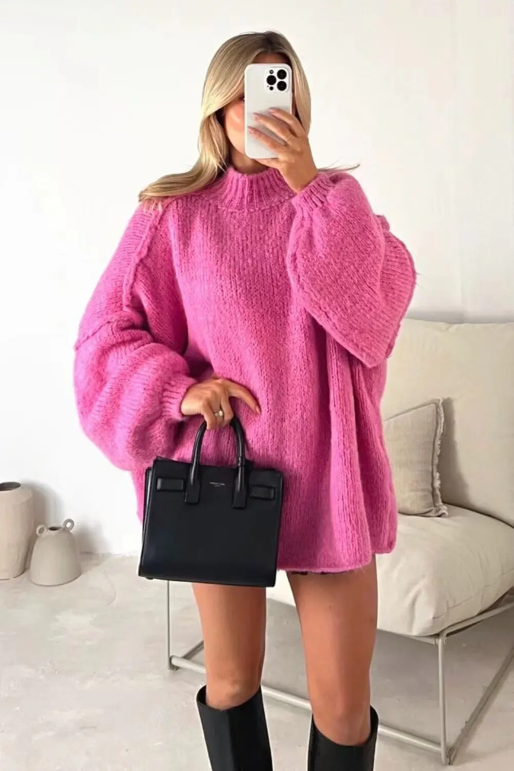 Lucía | Women's crew neck sweater - Image 3