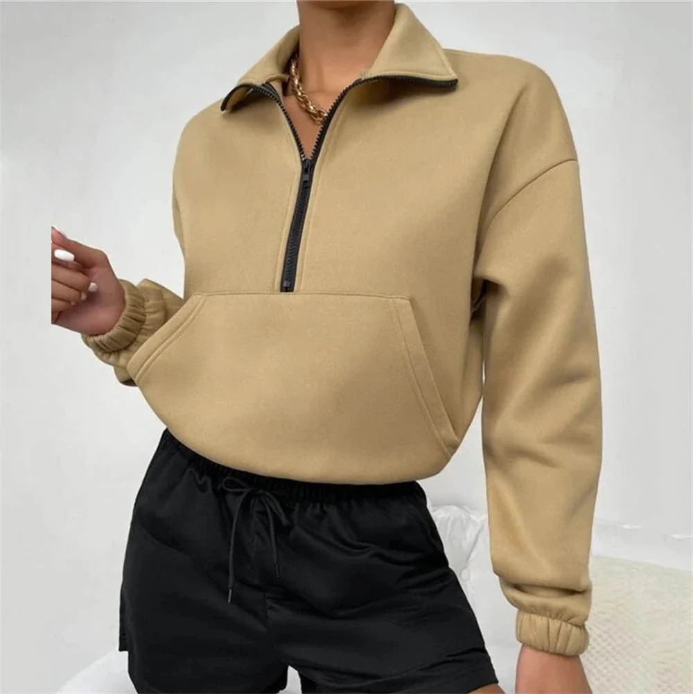 Lucía | Women's half zip sweater - Image 2