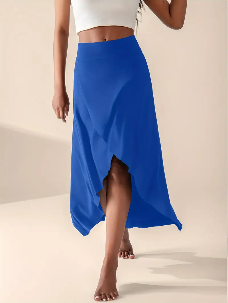 Luciana® | High Waist Slit Skirt With Pockets - Image 13