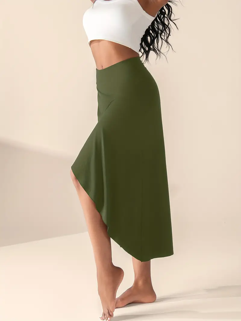 Luciana® | High Waist Slit Skirt With Pockets - Image 5