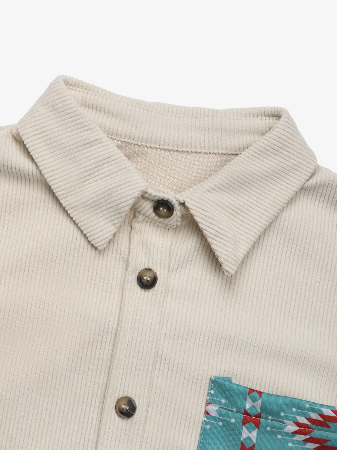Lucie | Perfee neck jacket with geometric collar and pockets - Image 8