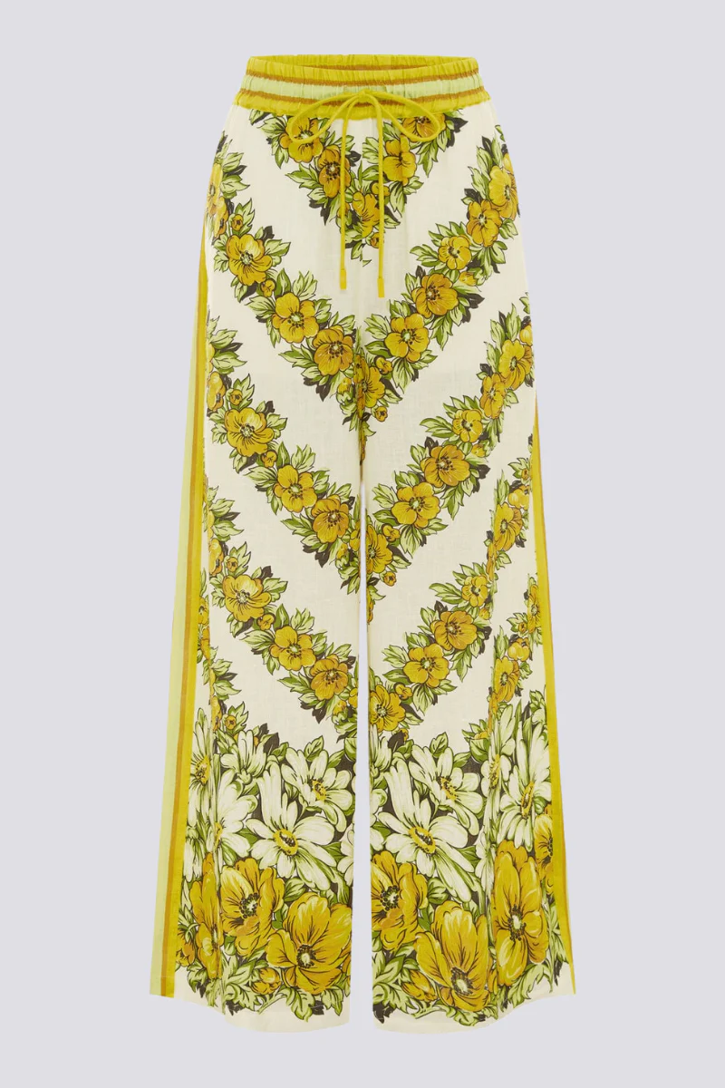Luisa® | Mid-Length Sleeve Floral Print Trouser Set - Image 6