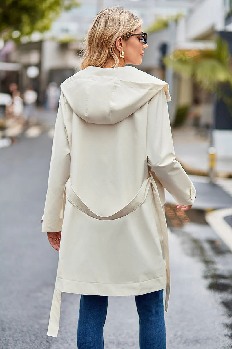 Luisa | Waterproof parka jacket with hood - Image 9