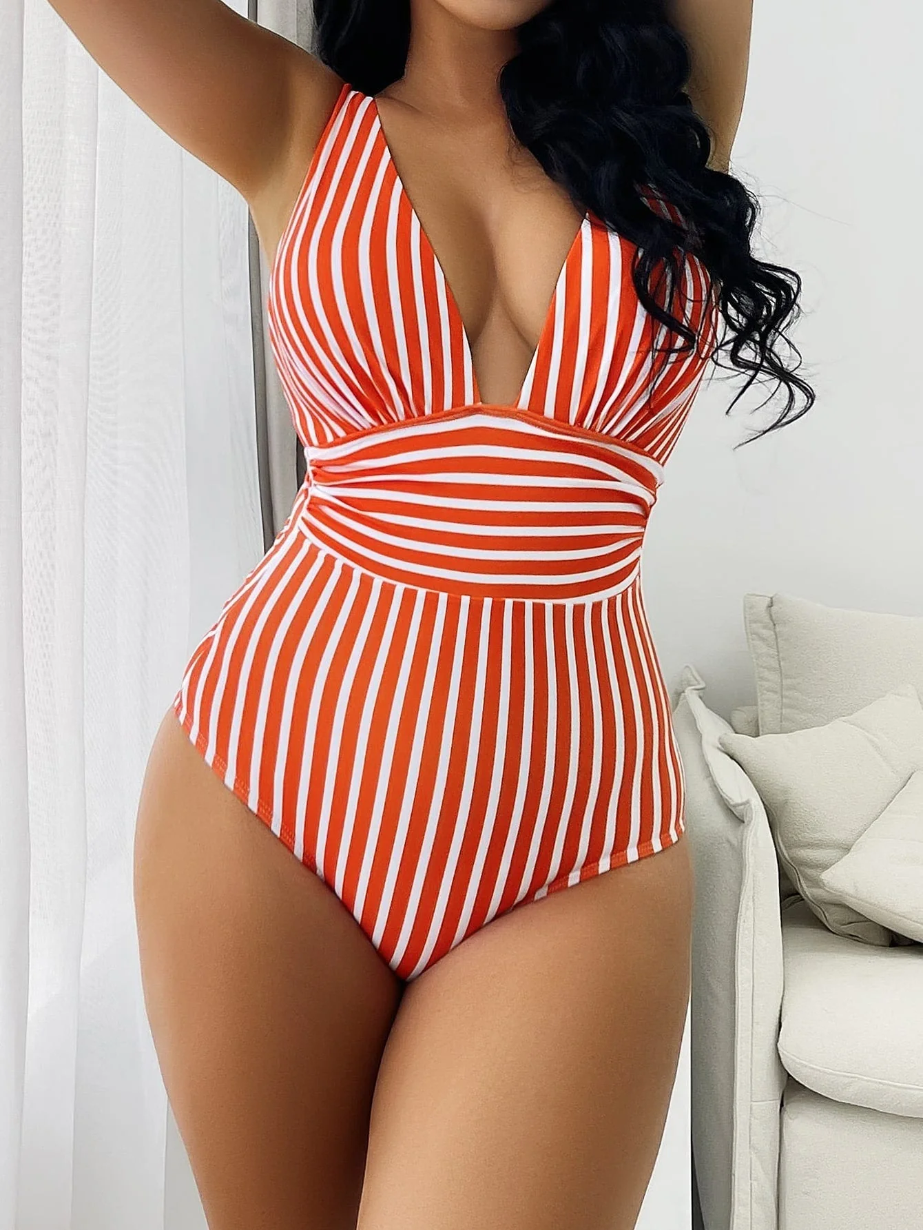 Luján® | Striped Swimsuit - Image 2