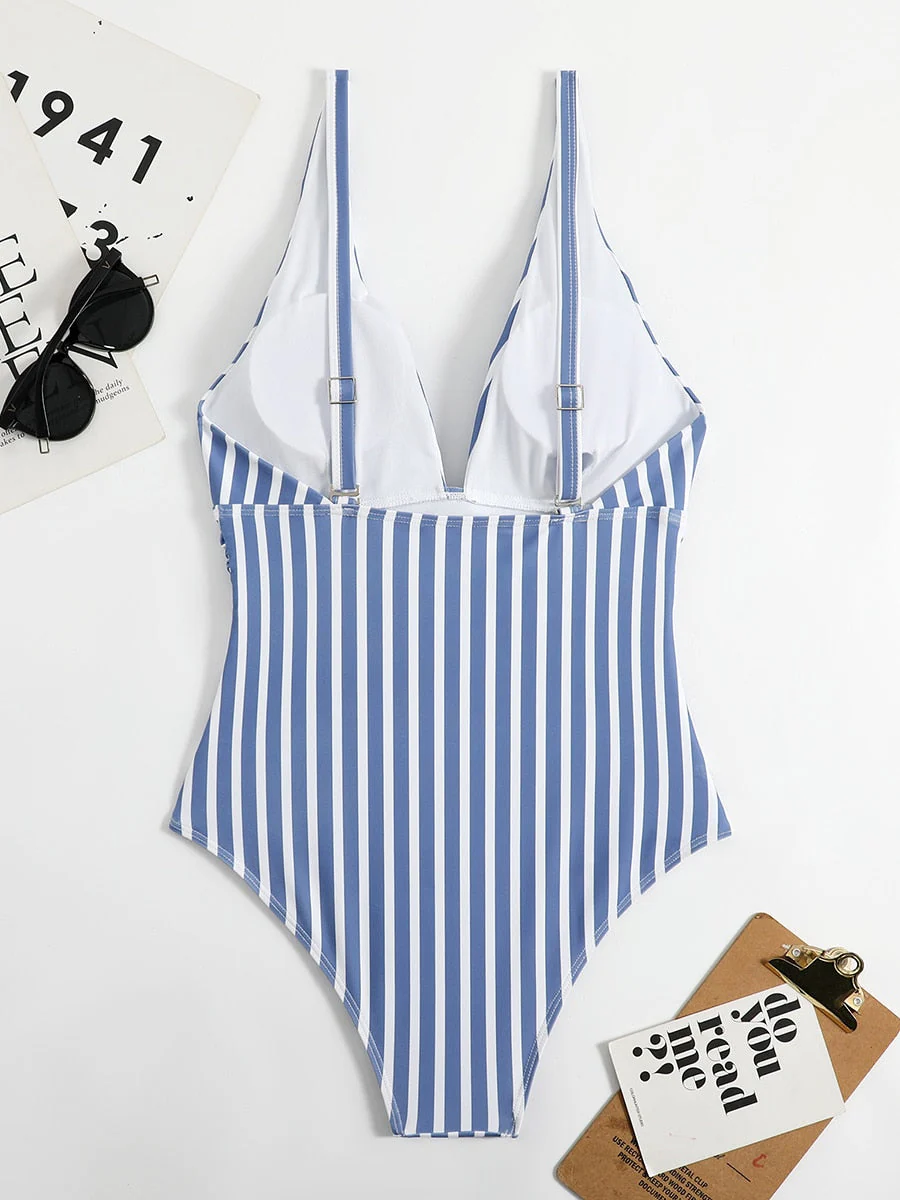 Luján® | Striped Swimsuit - Image 4