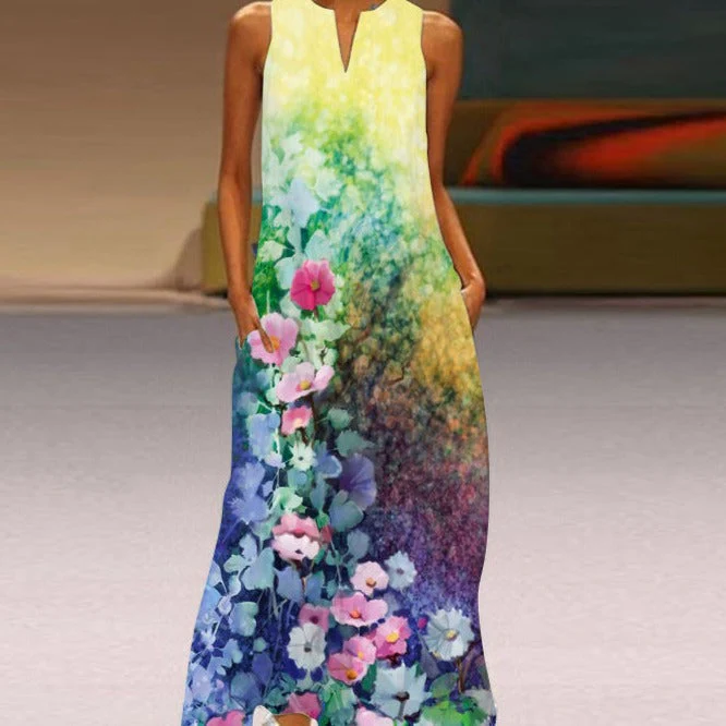 Luz María® | Florales Summer Maxi Dress - Image 7