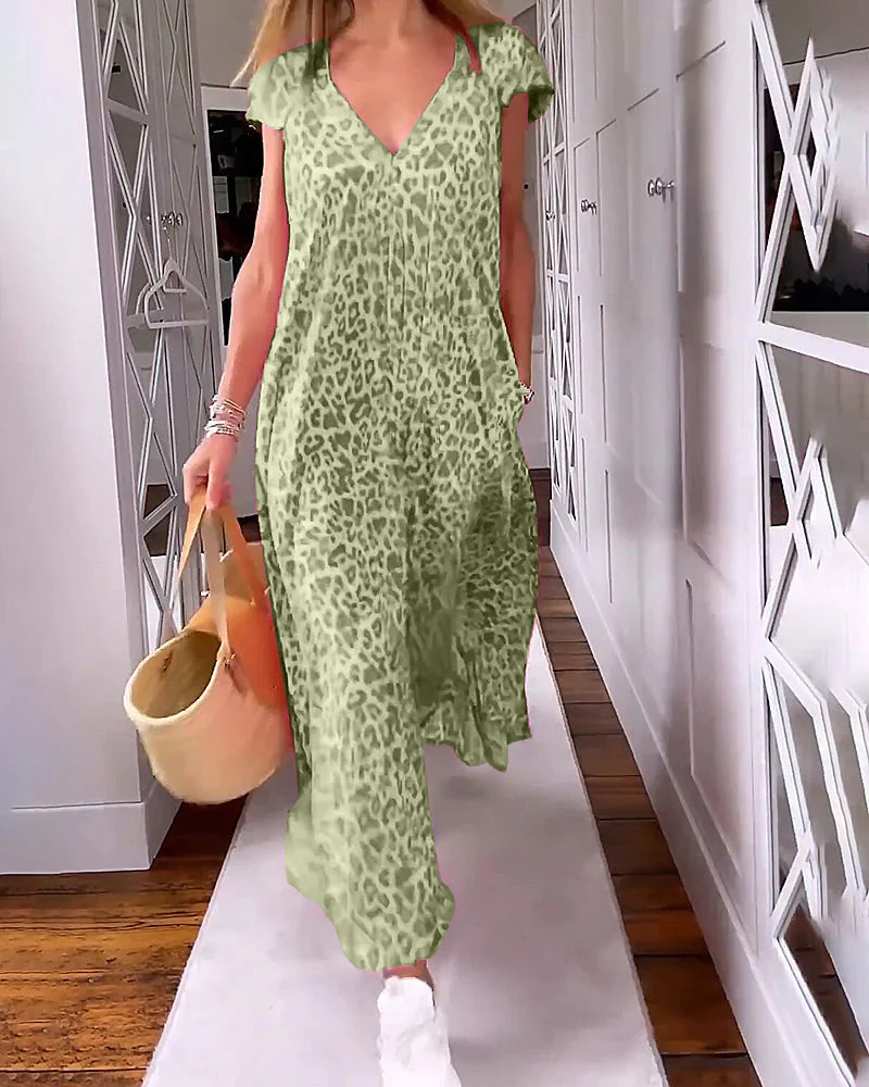 Madison® | Dress With V-Neck And Short Sleeves - Image 8
