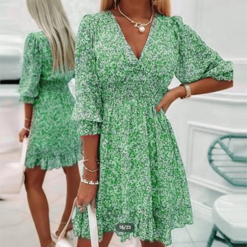 Magdalena® | Bohemian sundress with floral pattern for women - Image 4