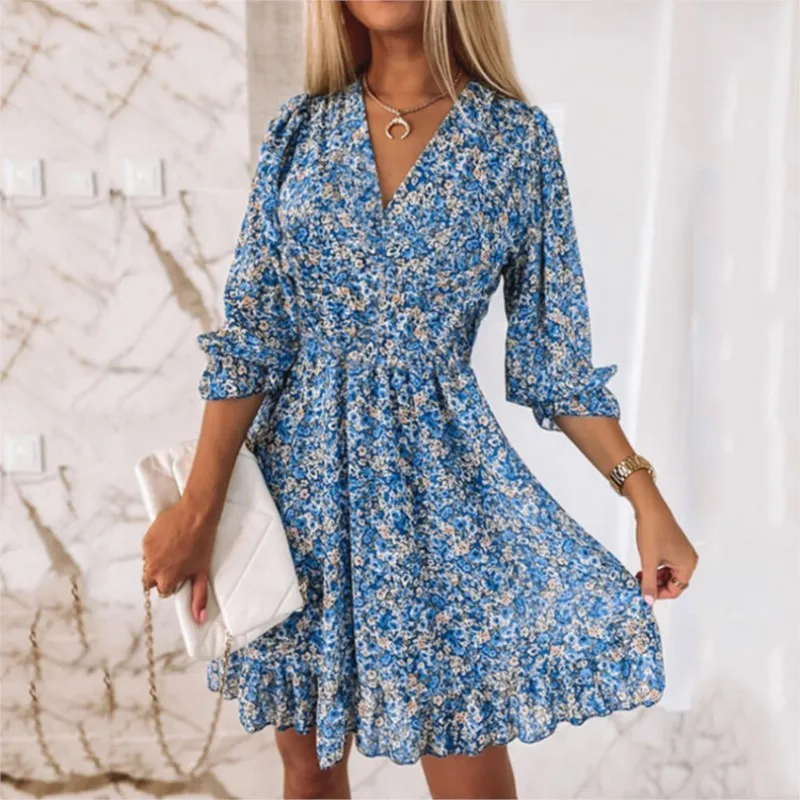 Magdalena® | Bohemian sundress with floral pattern for women - Image 7