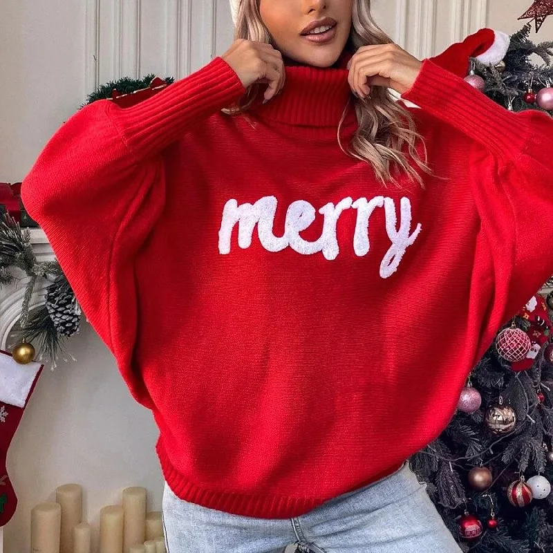 Maite | Cozy and festive turtleneck sweater for women - Image 2