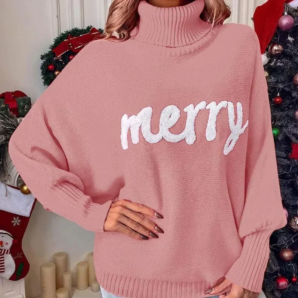 Maite | Cozy and festive turtleneck sweater for women - Image 5