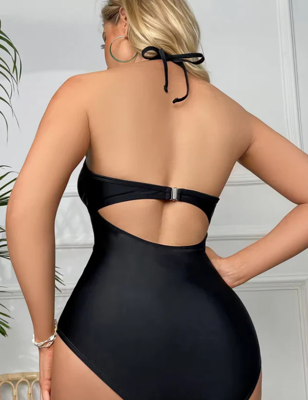 Maite® | Swimsuit With Mesh Details And Open Back - Image 2