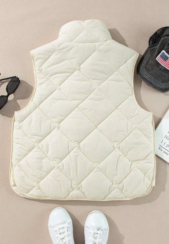 Maite | Vest with snap-down structure and pockets - Image 7
