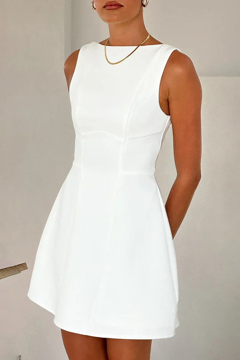 Manuela® | Mini Dress White - Image 9