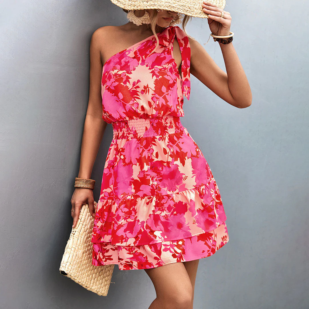 Manuela® | One Shoulder Mini Dress - Image 7