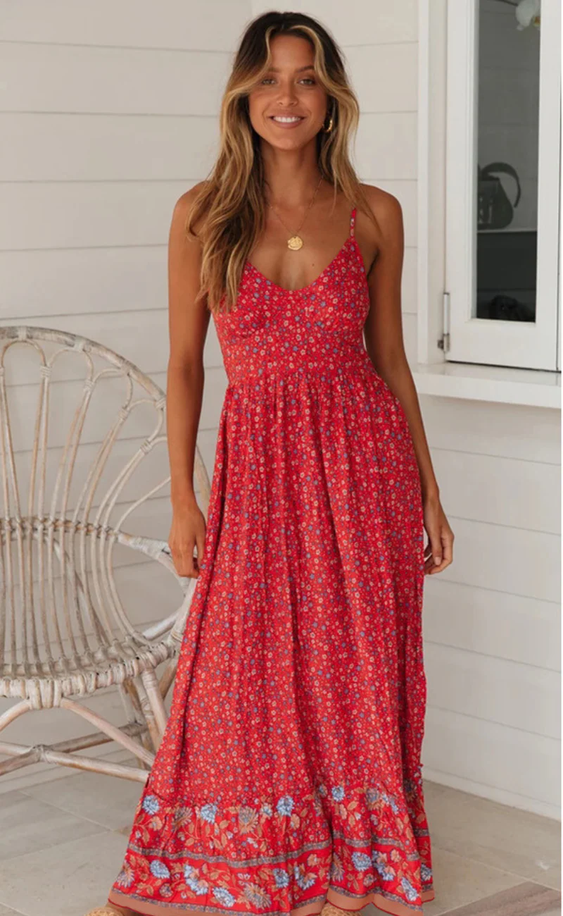 Marcela® | Bohemian Dress With Straps