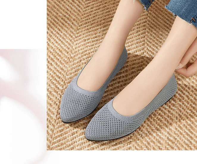 Marcela® | Gray Orthopedic Ballerinas - Image 2